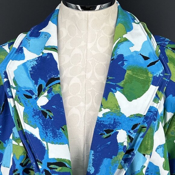 Lavender & Honey Blazer Womens Sz 3X Spring Garden Floral Work Office Easter - Picture 2 of 7